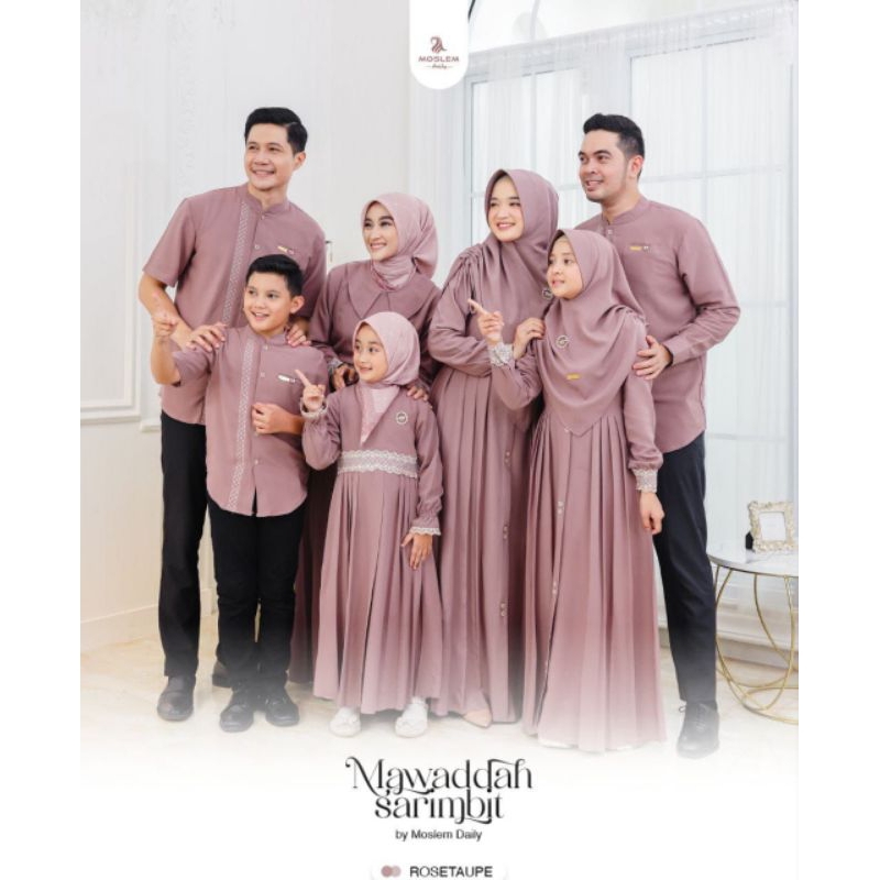 Mawaddah sarimbit by moslem daily gamis lebaran