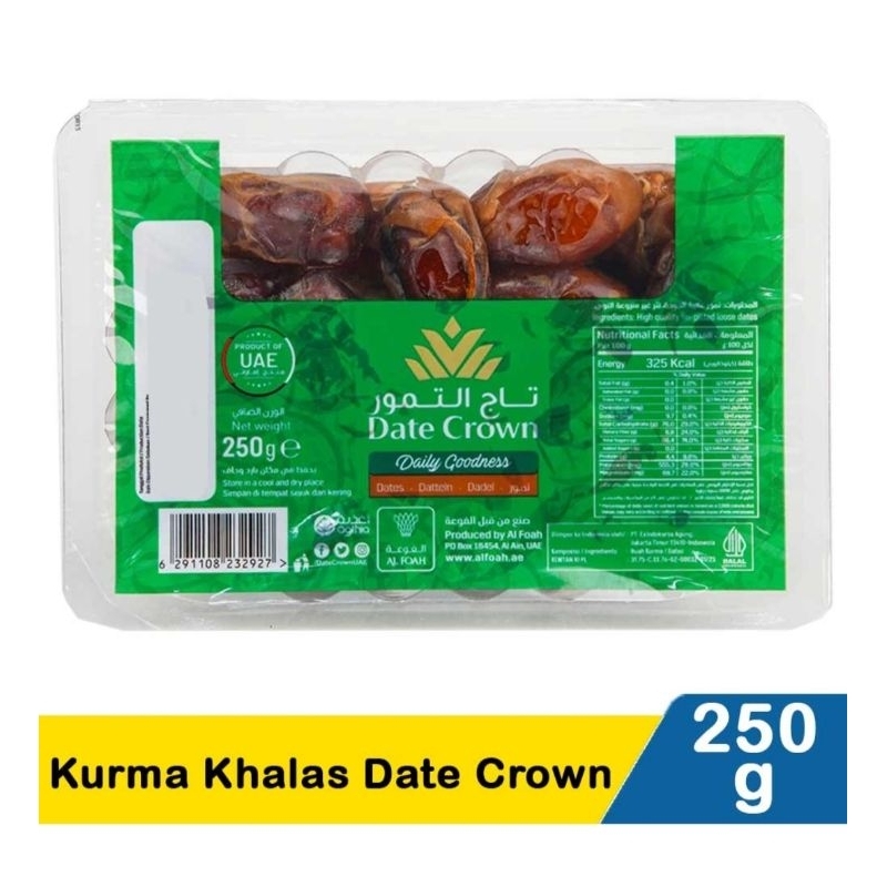 

Kurma Khalas Date Crown 250gr