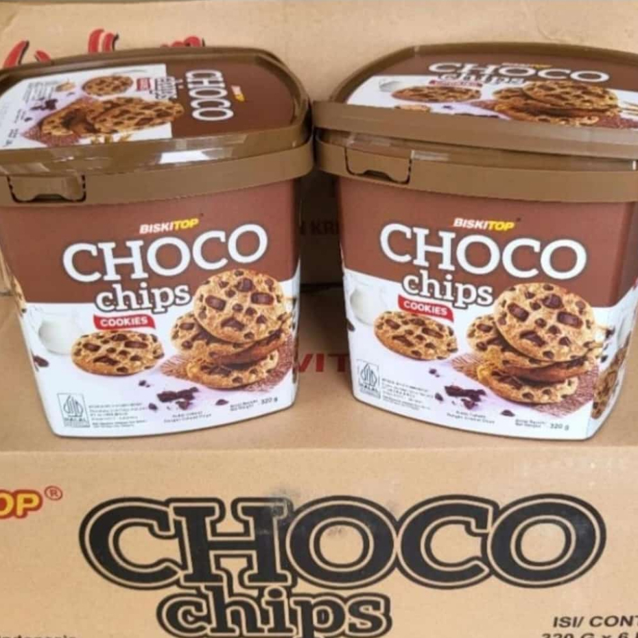 

Biskotop Choco Chips Cookies / Biskuit Choco Chips 320gr