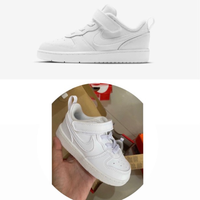 Nike Sale sepatu anak unisex nike court borough low recraft full white