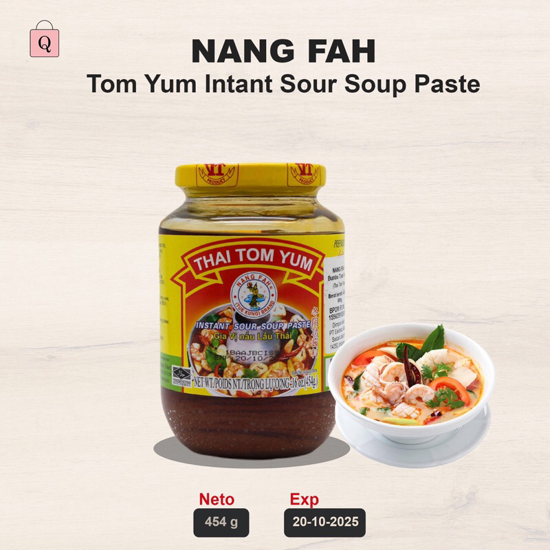 

Nang Fah Thai Tom Yum Instant Sour Soup Paste 345 g - Thai TomYum