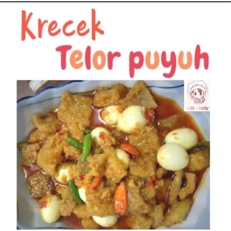 

kerecek telor puyuh lauk matang masakan rumahan makanan siap saji