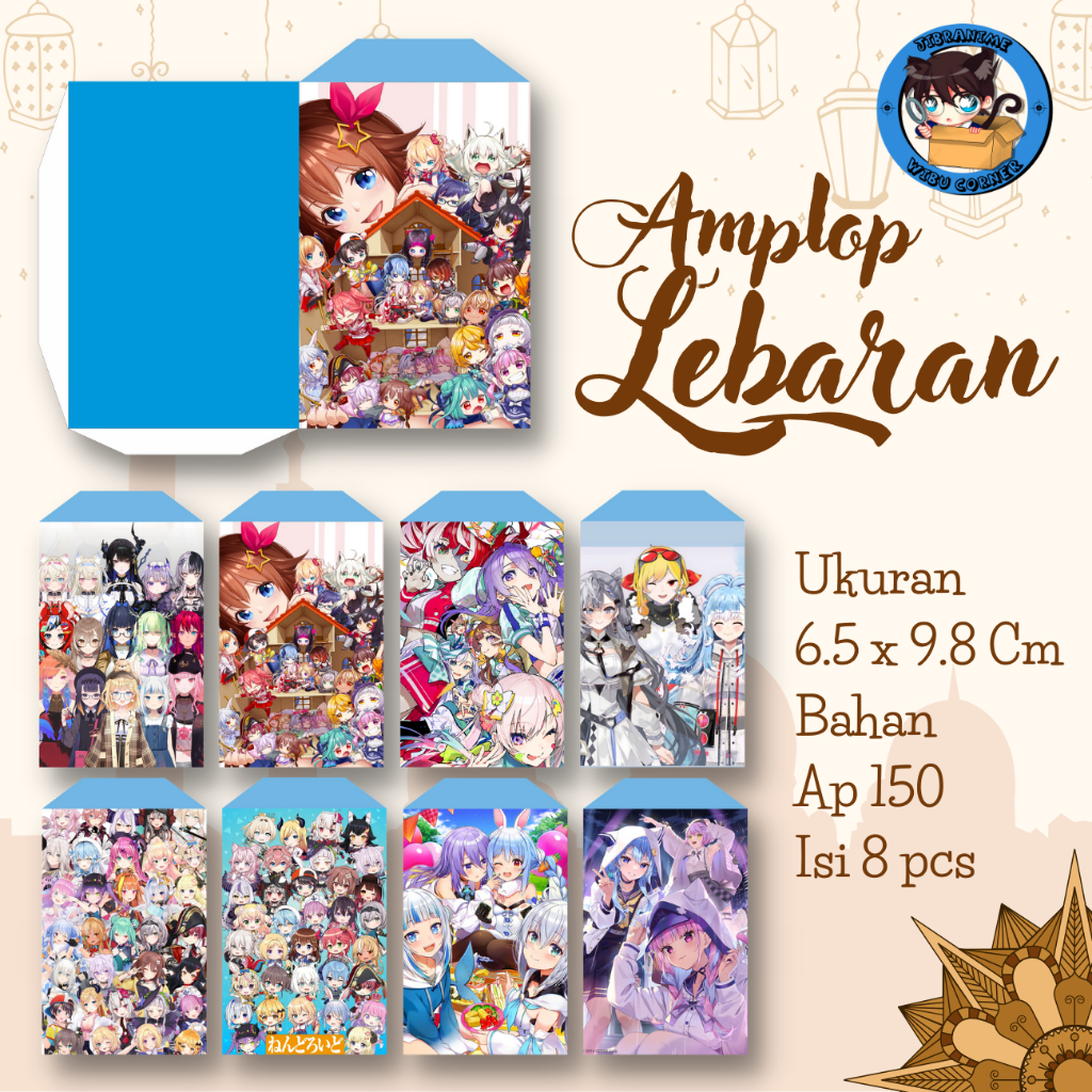 

amplop anime vtuber hololive