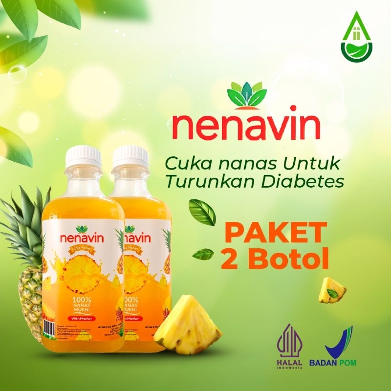 

Paket 2 Botol Nenavin Cuka Nanas Bantu Kontrol Gula Darah