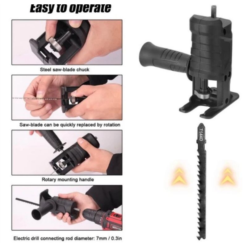 Saw Converter Magic Drill Saw Reciprocating