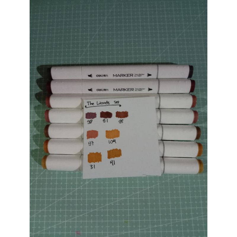 

Deli Alcohol Marker Set The Woods