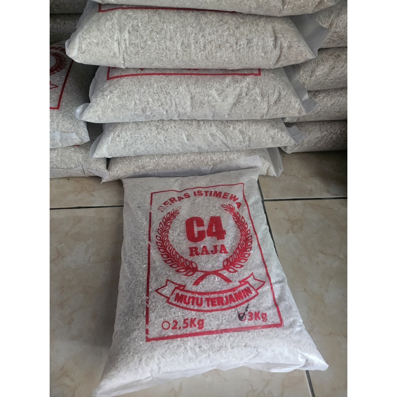 

Beras Raja Lele Super /Beras berkualitas / 1kg /3kg/5kg/10kg