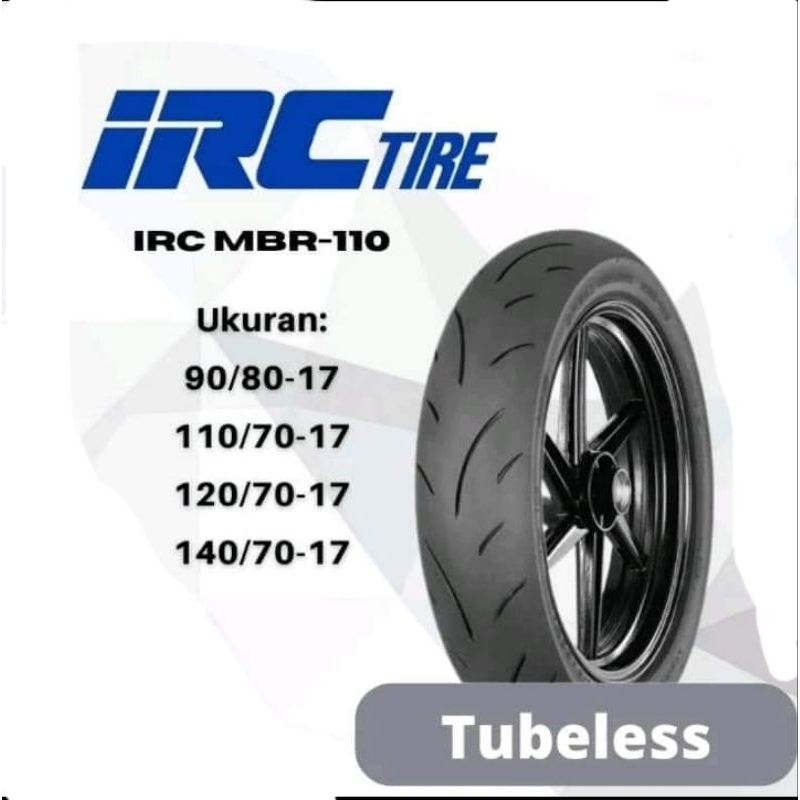 IRC MBR-110 Racing compound ring17 Tubles new 1pcs