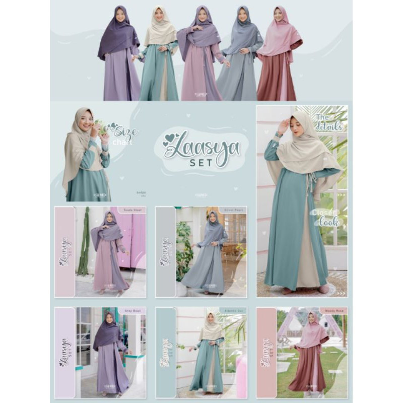 Gamis Silmee Laasya Quality Premium Syari'i Dress