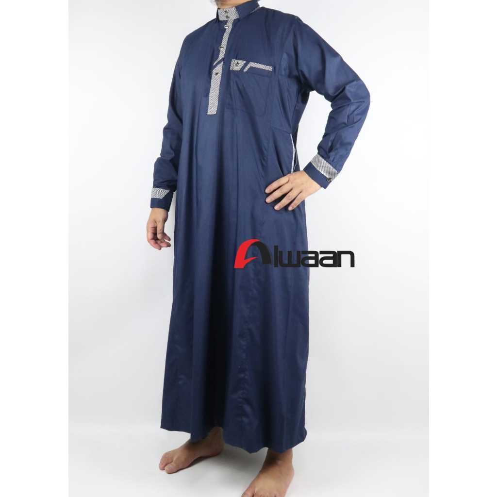 Jubah/Gamis Alwaan Pakaian Muslim Pria Dewasa