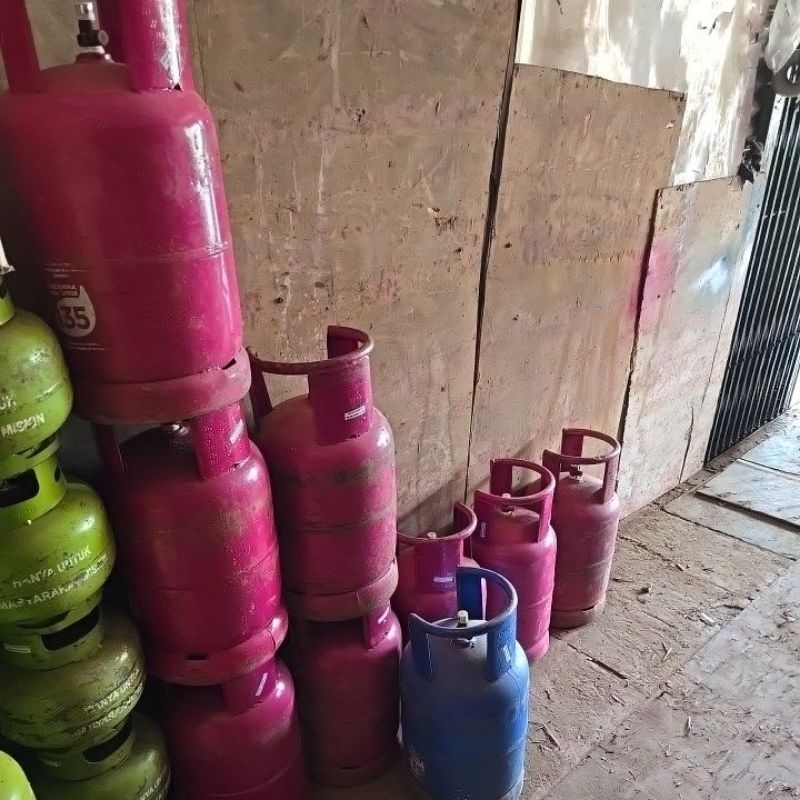 tabung gas 12kg jambi / tabung biru 12kg / LPG 12KG / LPG murah / tabung gas biru atau pink / elpiji