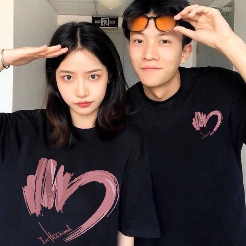 kaos couple MOOD LOVE baju kapel bareng ayang pasangan pacar kekinian keren trendi