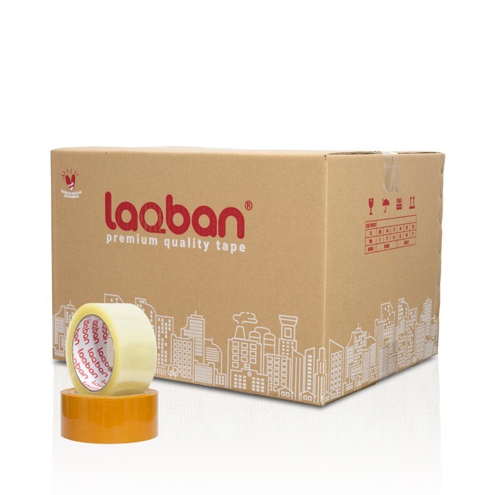 

[Gojek/Grab] 1 Dus Lakban 100 yard 48 mm Bening / Coklat