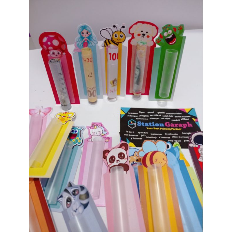 

AMPLOP LEBARAN 3D STICK KARAKTER LUCU