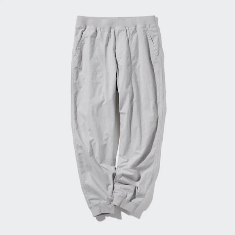 UNIQLO Men Pants Celana Panjang Pria Jogger Katun Rib Rileks