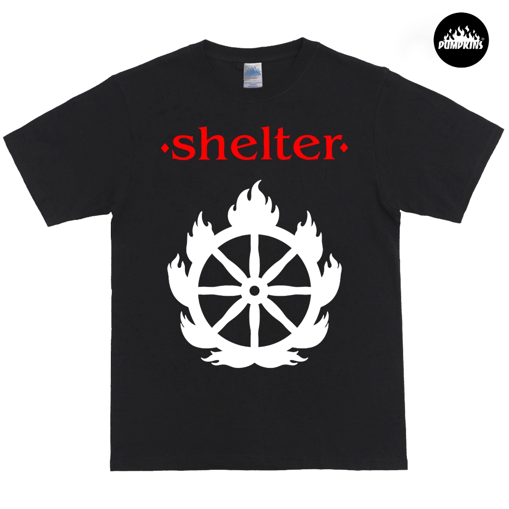 Kaos Band SHELTER "Basic Logo font" Tshirt