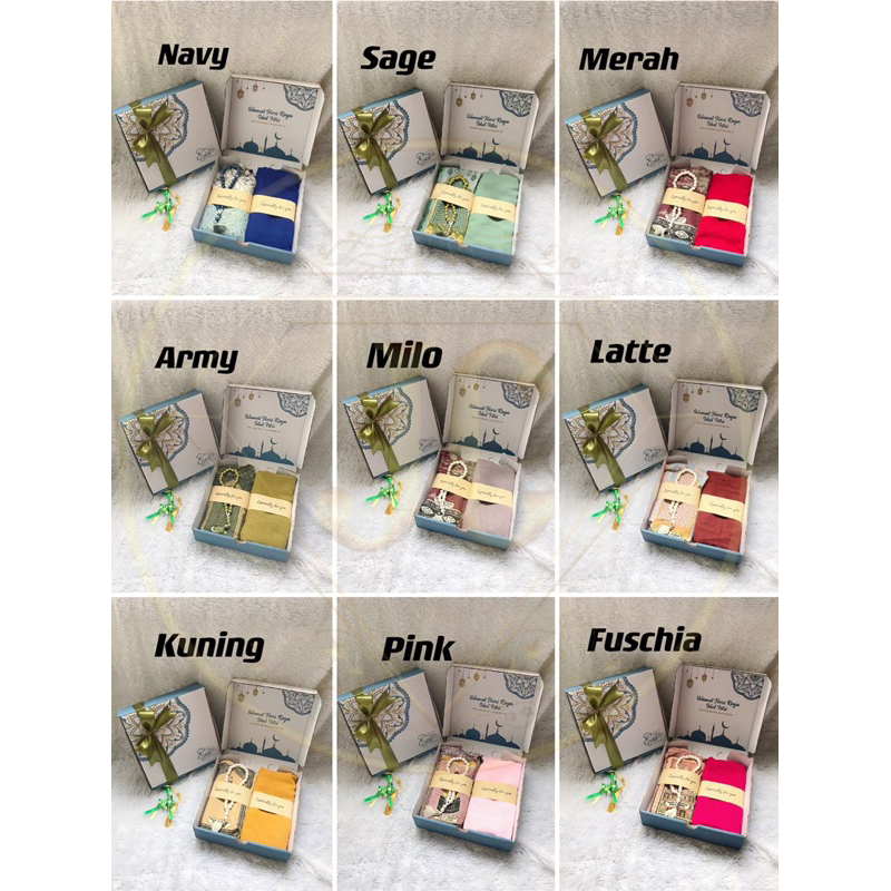 

Hampers Lebaran 2025 Hijab mukena