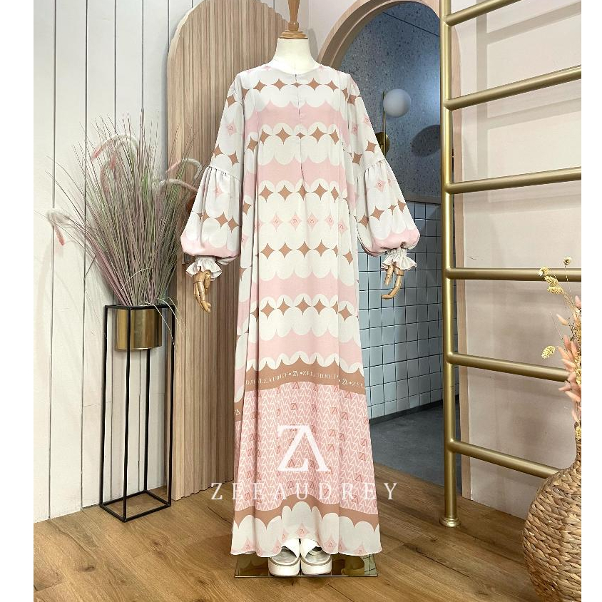 ASTERIA DRESS GAMIS PRINTINGAN BY ZEEAUDREY