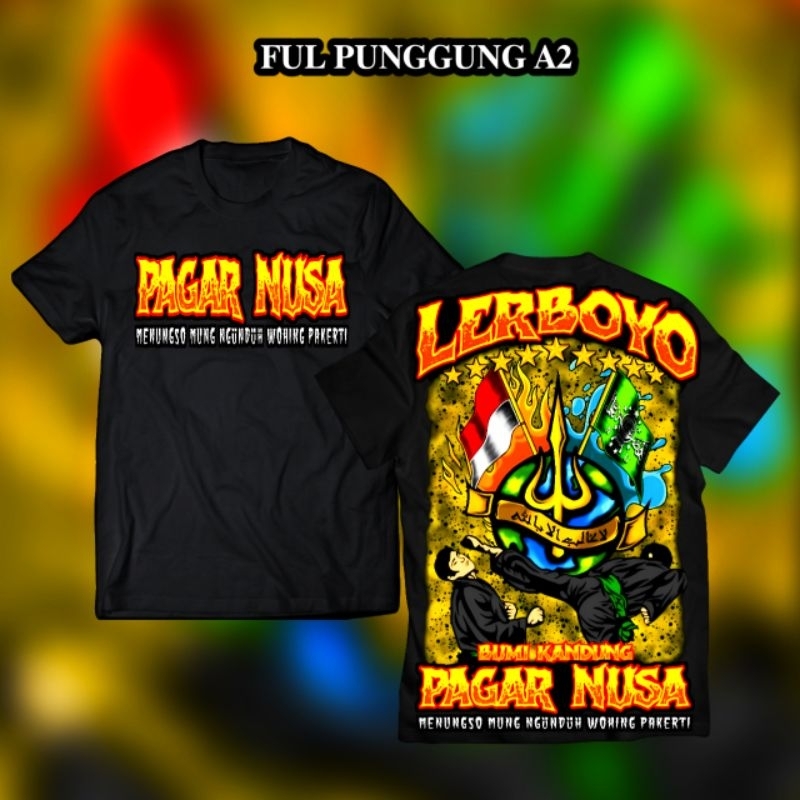 kaos pagarnusa lirboyo kaos distro disain ter baru pagarnusa bumikandung lirboyo
