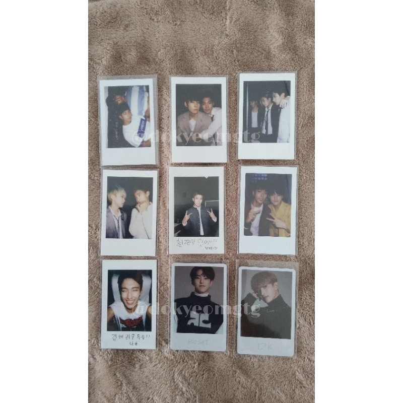 photocard pola seventeen dokyeom hoshi