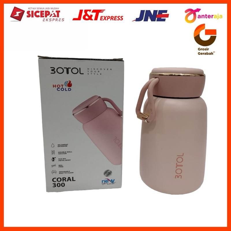 dublin botol tumbler termos coral 300 btl 11418