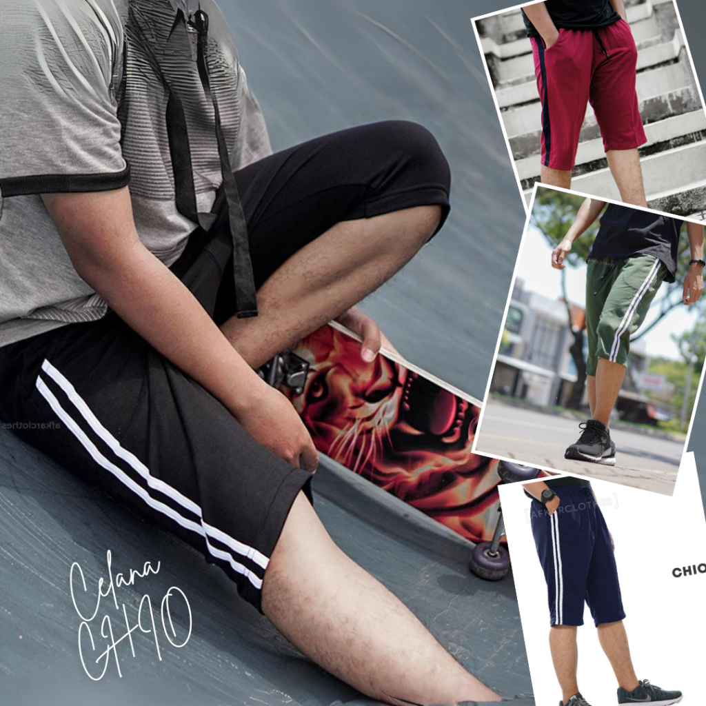 CELANA/ Clana Training/ olahraga PENDEK Pria/ cowok/ cowo one set Dewasa santai Distro Short Pants C