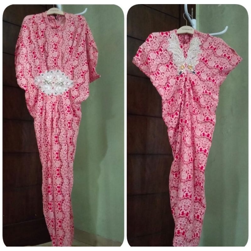 kaftan couple preloved gamis brokat ibu anak lebaran