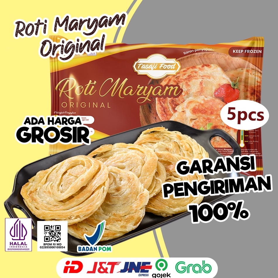 

WSH775 D2289 Tasaji Roti Maryam Original Roti Cane Canai