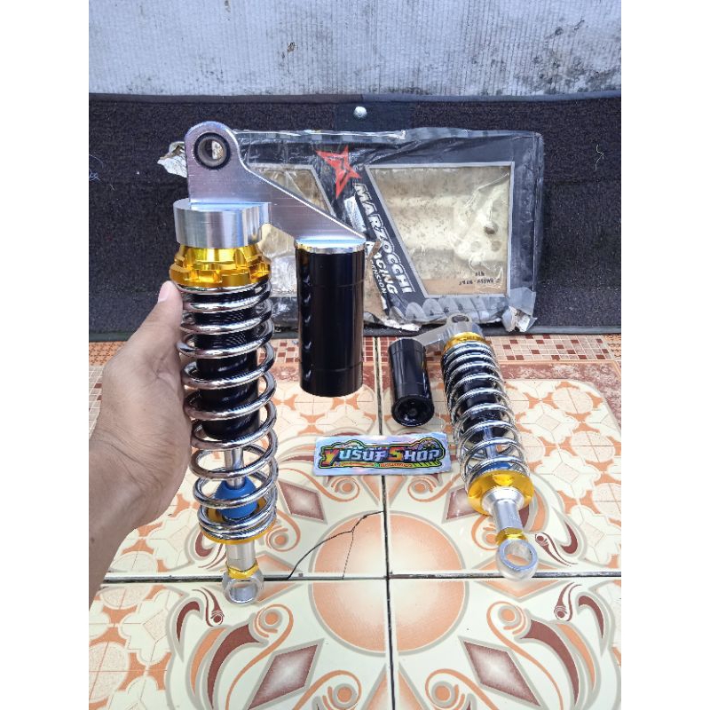 shock original Marzocchi full cnc uk 340mm universal bebek dan sport