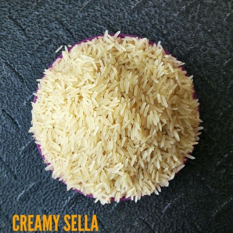 

JWA398 Ready Stok basmati rice creamy sella kemasan 1kg