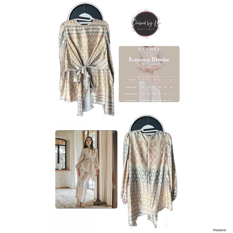 Kanawa Blouse in Tosca by Wearingklamby