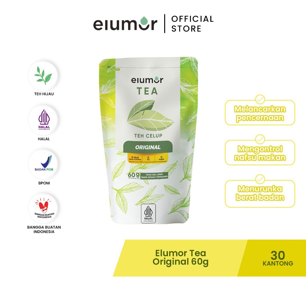 

MFQ173 TERBARU New Formula Elumor Tea Original Isi 3 Kantong Teh Booster DietTeh Pelangsing Herbal AlamiProduk Penurun Berat BadanTeh Diet BPOMTeh Pengurus BadanDetox TeaMinuman Penurun Berat BadanMinuman DietPelangsing Badan Cepat dan Ampuh