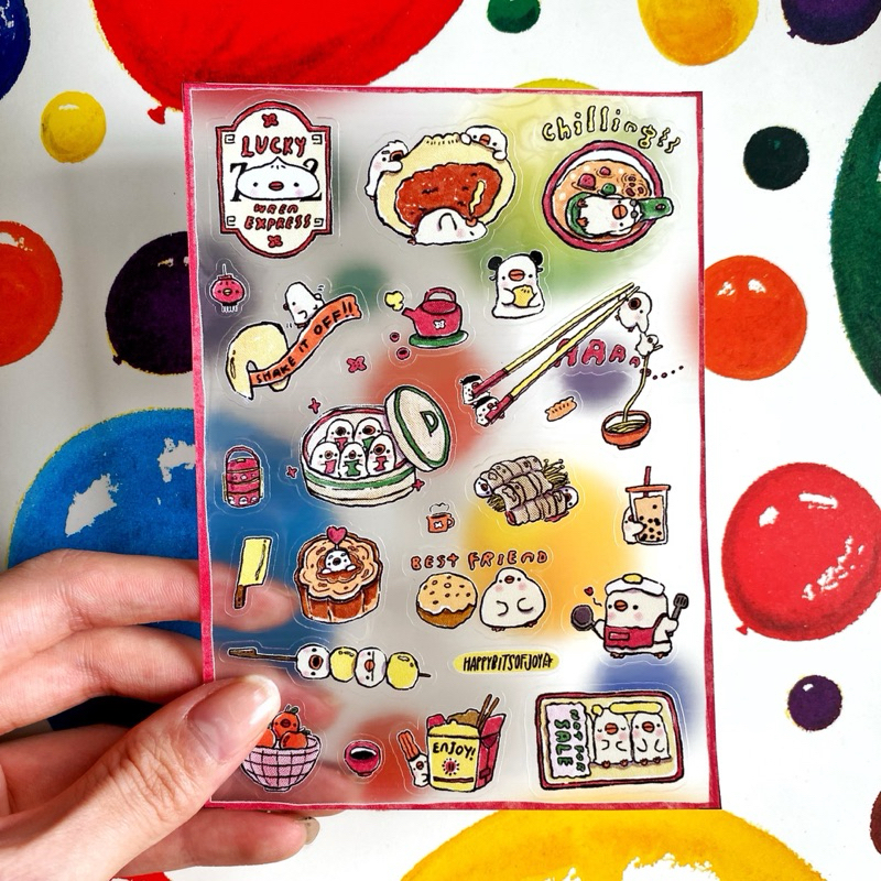 

Lucky Wren Transparent Sticker Sheet