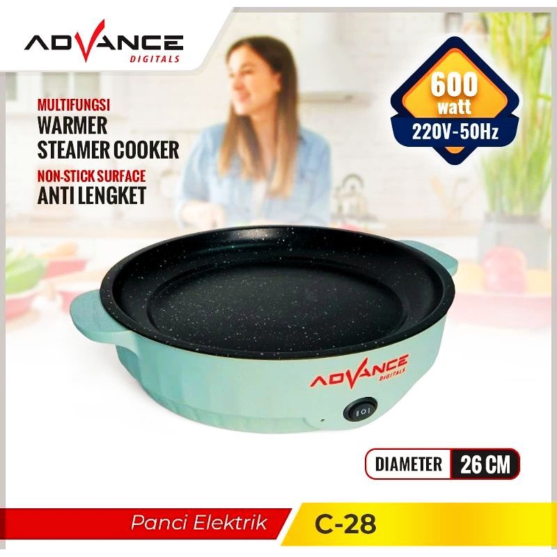 Advance Panci Listrik C 28 steamer coocker warmer c-28