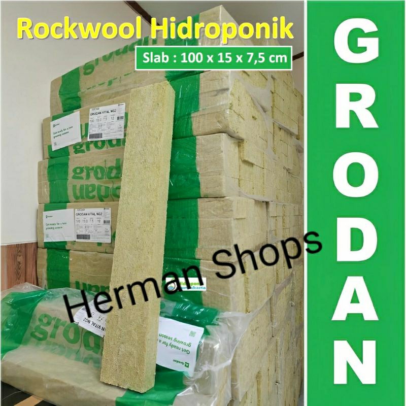 Rockwool Media Tanam Hidroponik