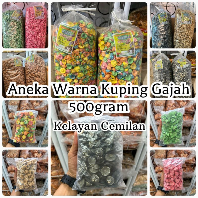 

500gram Kuping Gajah Contong Mini