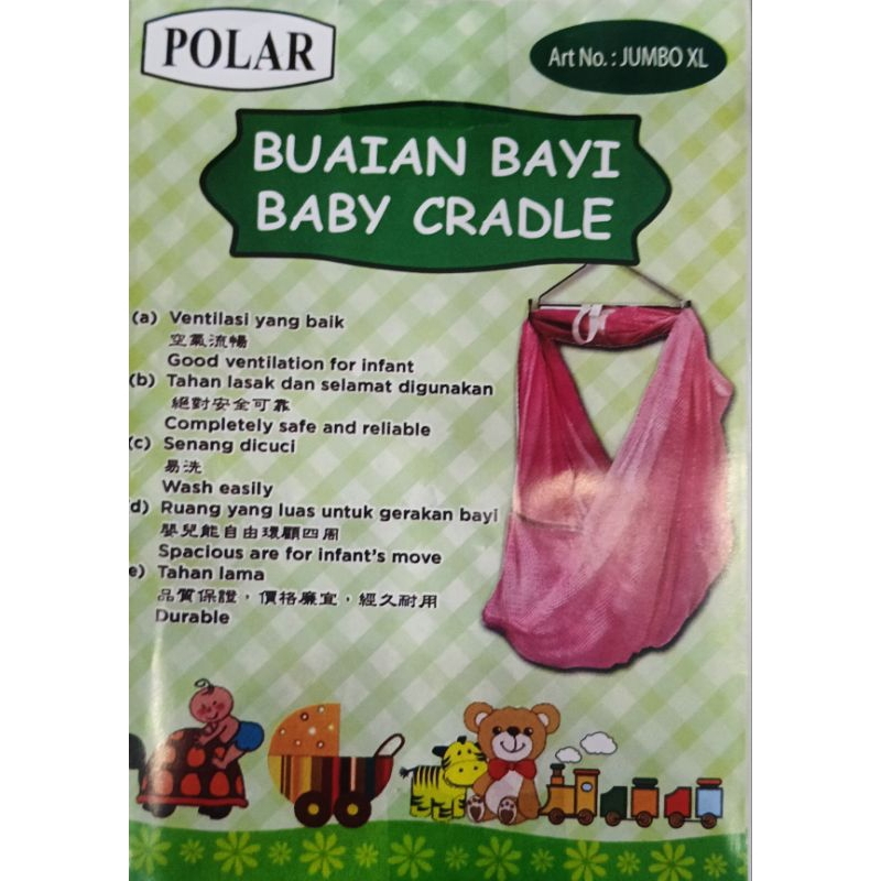 POLAR kain ayunan bayi sz.JUMBO XL