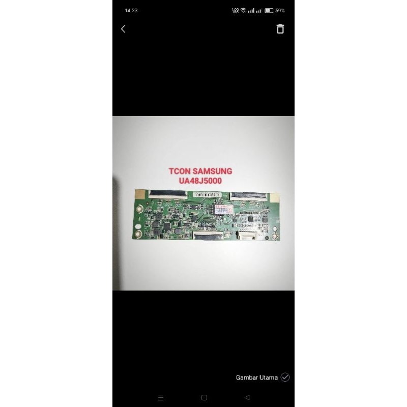 TCON TICON TIKON LOGIC BOARD TV LED SAMSUNG UA48J5000 UA 48J5000