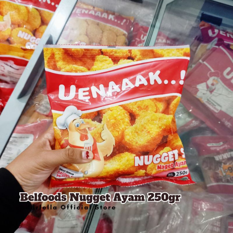 

ADDRIELLA Belfoods Nugget Ayam Uenaaak 250gr | Belfoods/Frozenfood/Frozenfood Murah