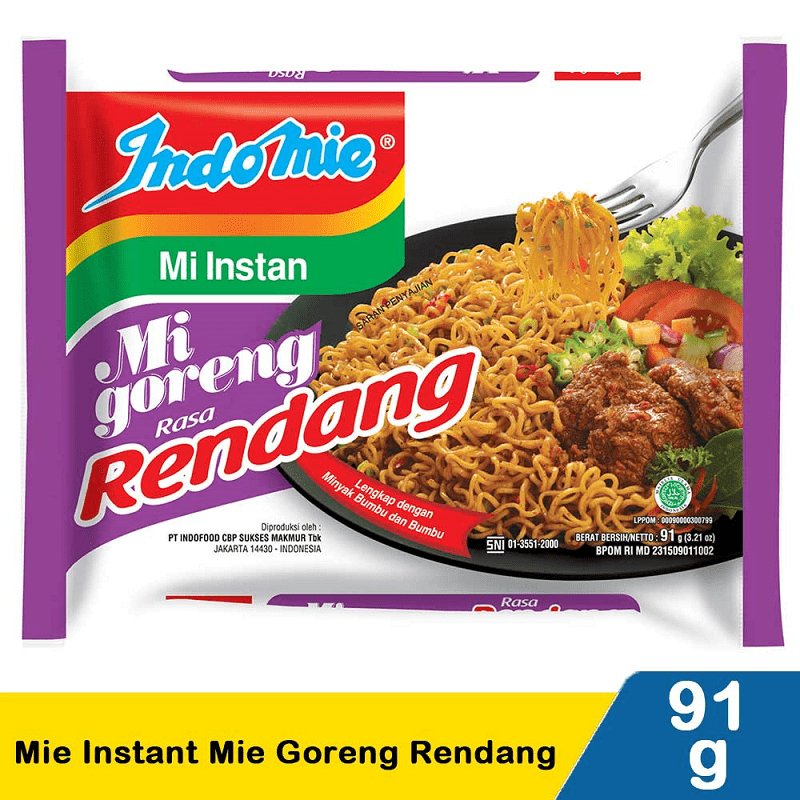 

Indomie Goreng Rendang 91gr