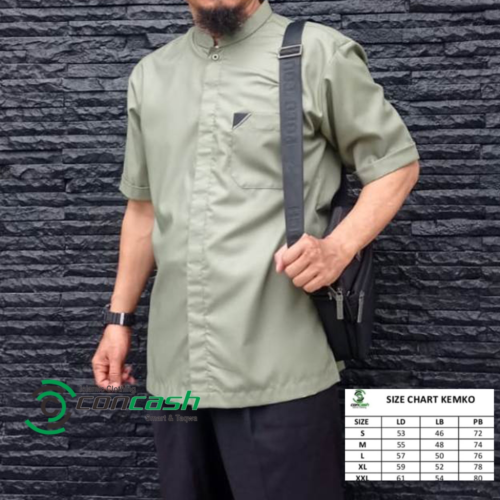 Kemeja koko / Koko Pria / Sage green