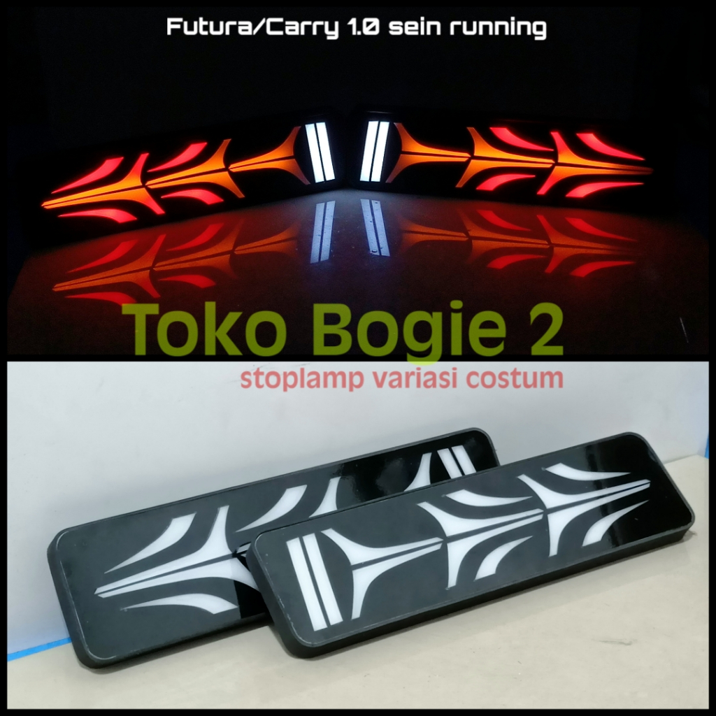 LAMPU REM LED VARIASI COSTUM MOBIL PICKUP FUTURA - CARRY 1.0 SEIN RUNNING CCK R