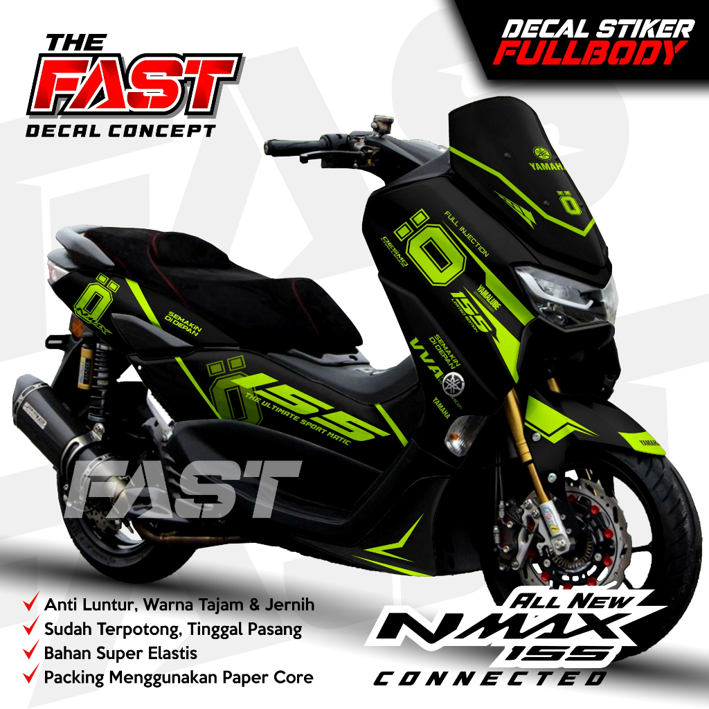 Decal Stiker Yamaha Nmax 155 New Fullbody Ohlins Decal stiker nmax new / stiker nmax full body desig
