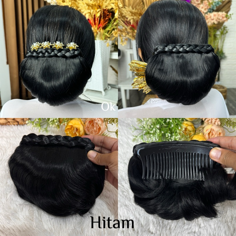 sanggul kepang/sanggul modern/sanggul sirkam