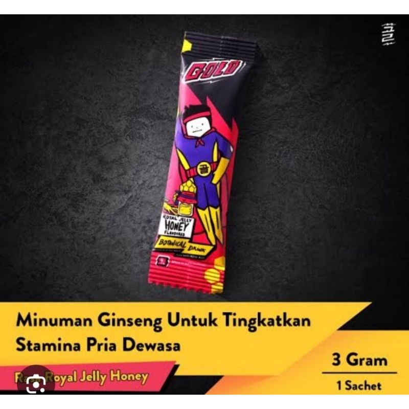 Golo Ginseng Mister ECER SATUAN SACHET Golo peningkat Stamina Pria