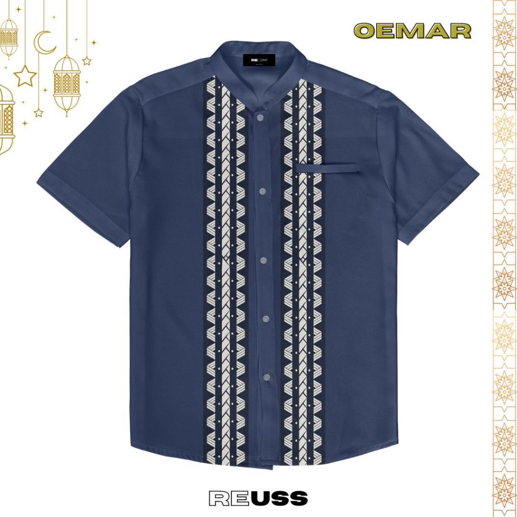 Baju Muslim Koko Pria Reuss - OEMAR