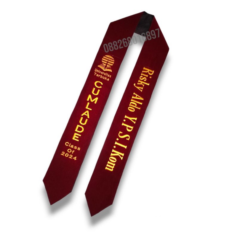 selempang kalung,selempang wisuda,selempang tahfidz