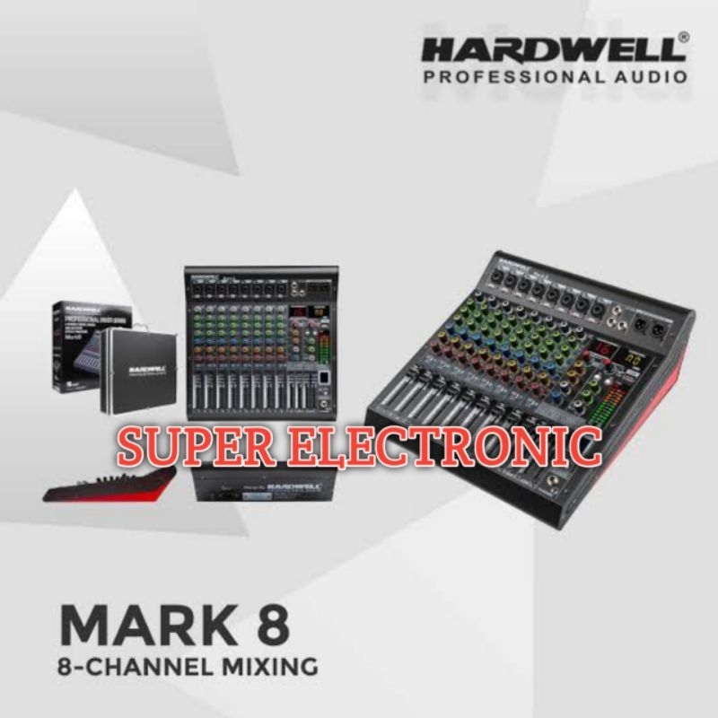 Mixer audio Hardwell Mark 8 Original Mixer 8 Channel Garansi resmi