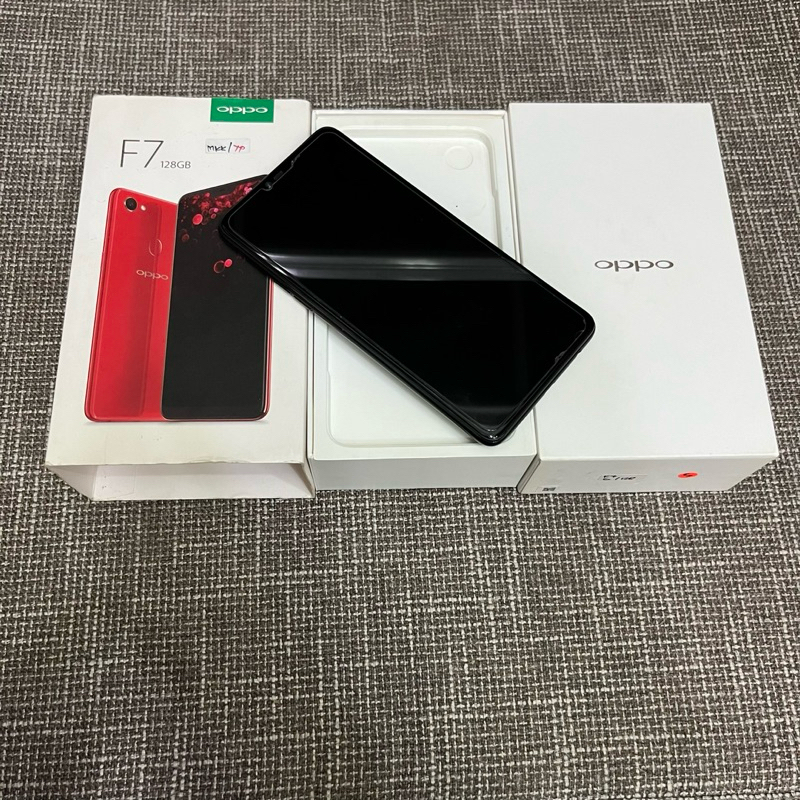 Oppo f7 6/128gb Fullset Second Garansi Resmi