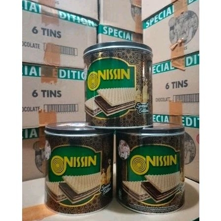 

Nissin wafer kaleng 267gram 1dus (isi 6 kaleng)